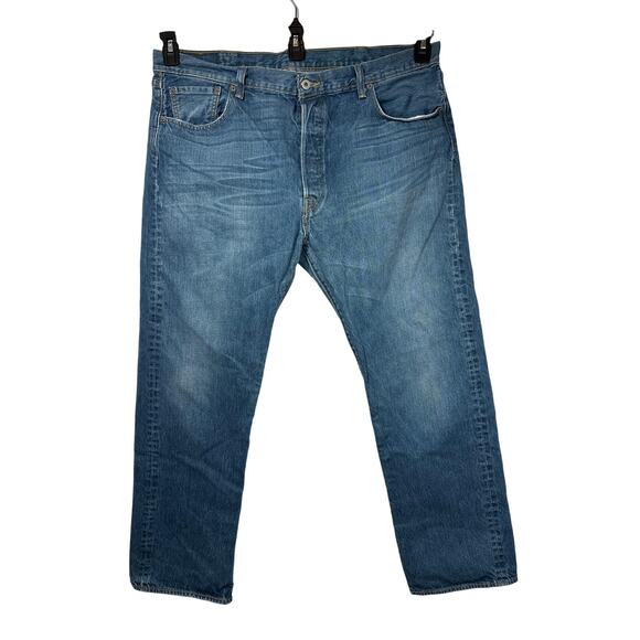 Levi's Other - Levi’s 501 Men's Button Fly Straight Leg Denim Jeans Medium Wash Size 40x32